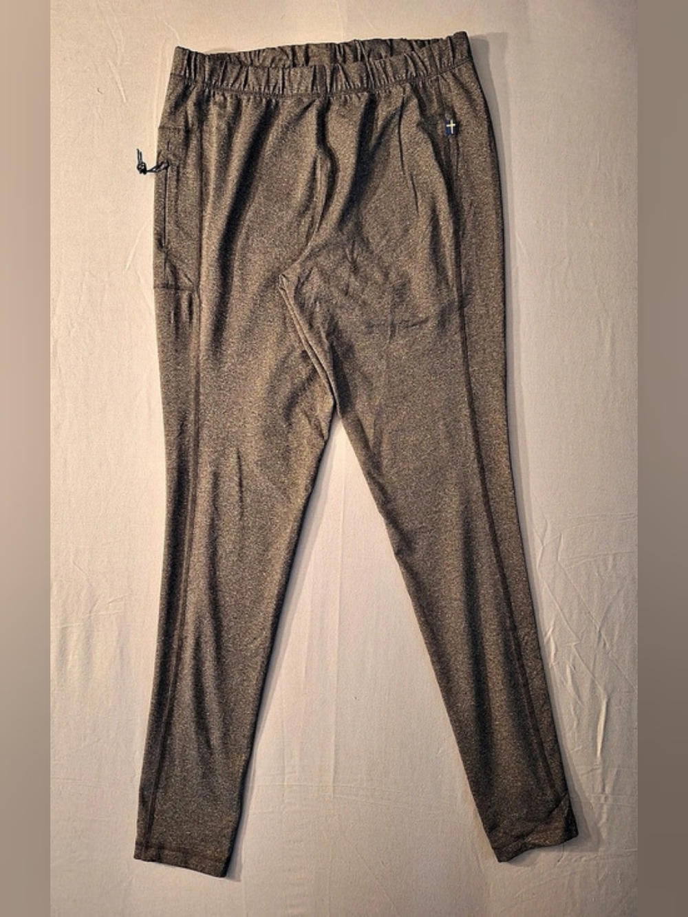 Fjallraven Abisko Trekking Tights Gray Athletic Hiking Outdoor Leggings Large